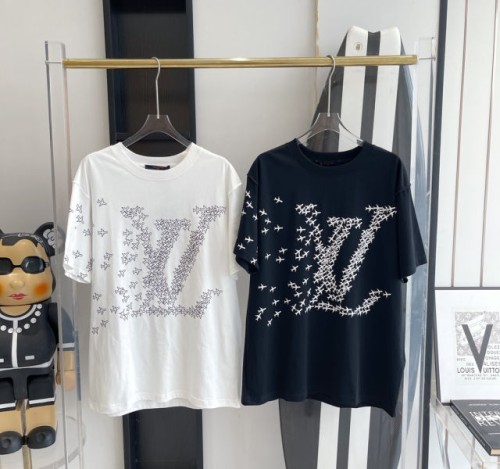 (V 공장) 루이비통 테크놀로지 비행기 반팔티(2color)