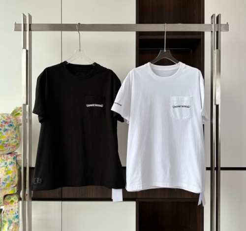 (V 공장) 크롬하츠 산스크리트 해바라기 프린트 반팔티(2color)
