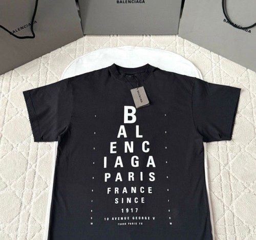 (AR 공장) 발렌시아가 아이 차트 프린트 반팔(2color)
