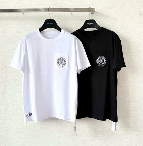 (AR 공장) 크롬하츠 포켓 호스슈 풀 프린트 반팔티(2color)