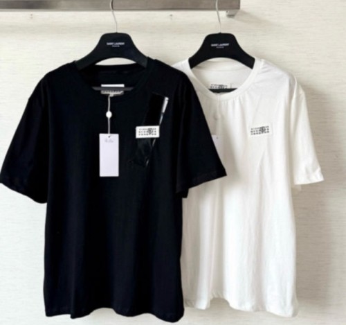 (AR 공장) 마르지엘라 테이프 넘버 라벨 반팔티(2color)