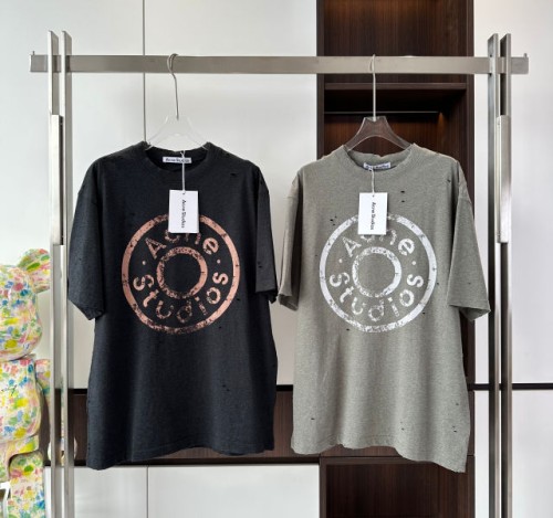 (V 공장) ACNE. 디스트레스드 프린트 반팔티(2color)