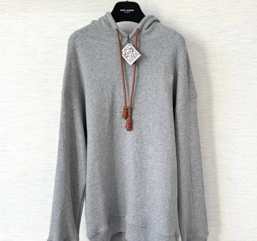 (AR 공장) LO. 25FW 가죽자수 스웨트셔츠 후드티(2color)