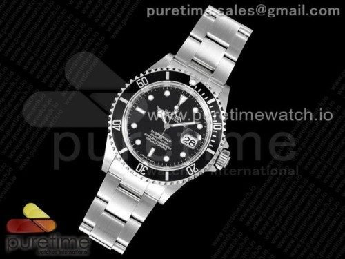 AR공장 롤렉스 서브마리너 구형 구섭마 블랙 브슬 904L 3135 인그레이빙 _ Submariner 16610 LN Black 904L Steel ARF1_1 Best Edition on SS Bracelet SH3135