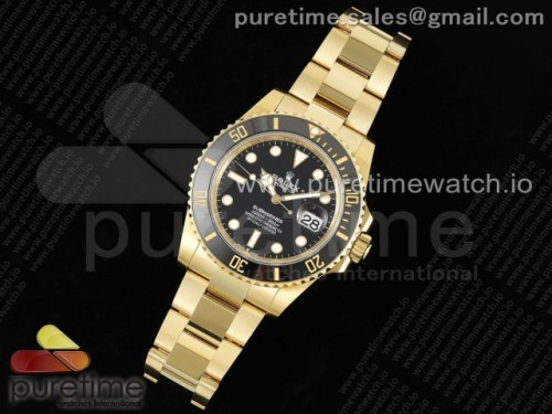 JD공장 롤렉스 서브마리너 금통 블랙 _ Submariner YG Black Ceramic 904L Steel JDF 11 Best Edition VR3135