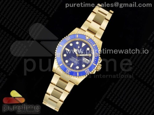 JD공장 롤렉스 서브마리너 금통 블루 _ Submariner LB YG Blue Ceramic 904L Steel JDF 11 Best Edition VR3135