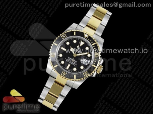 JD공장 롤렉스 서브마리너 흑콤 블랙콤비 _Submariner 116613 LN SSYG Black Ceramic 904L Steel JDF 11 Best Edition VR3135