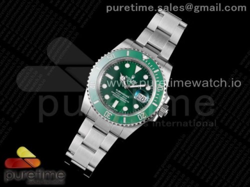 V6공장 롤렉스 서브마리너 그린 904L 2824 _ Submariner 116610 LV Green Ceramic 904L Steel V6F 11 Best Edition A2824