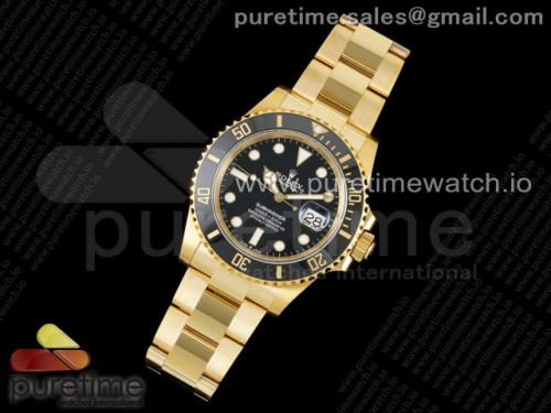 VS공장 롤렉스 서브마리너 신형 41MM 블랙 금통 _Submariner 126618 LN YG Black Ceramic 904L Steel VSF 11 Best Edition VS3235