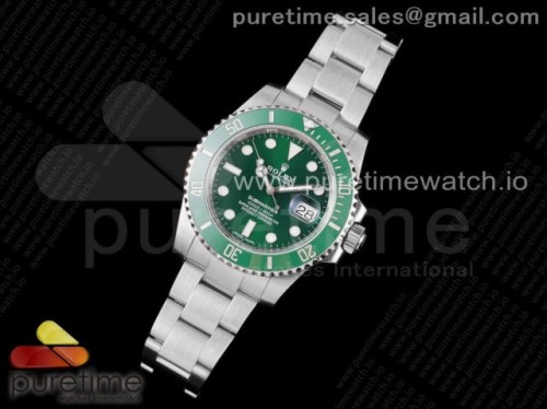 ZF공장 롤렉스 서브마리너 그린 904L 3135 _ Submariner 116610 LV Green Ceramic ZF 11 Best Edition 904L SS Case and Bracelet VR3135