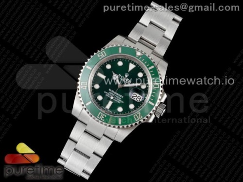 ZR공장 롤렉스 서브마리너 그린 40MM 3135 _ Submariner 116610 LV Green Ceramic ZRF 11 Best Edition on SS Bracelet VR3135 (CF Bezel)