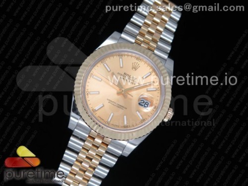 GM공장 데이저스트 41MM 콤비 골드 바인덱스 포금 DateJust 41 126333 GMF Best Edition YG Wrapped YG Dial on SS_YG Jubilee Bracelet A2824