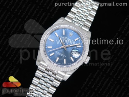 GM공장 롤렉스 데이저스트 36MM 블루바인덱스 스틸 _ DateJust 36 SS 126234 GMF Best Edition 904L Steel Blue Dial Stick Markers on Jubilee Bracelet A2824