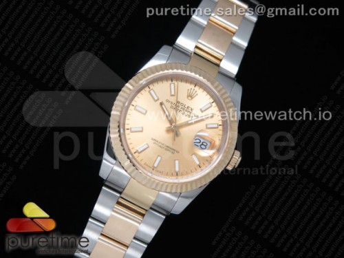 GM공장 롤렉스 데이저스트 36미리 옐로우골드 포금 옐로우골드바인덱스 다이얼 브슬 _ DateJust 36 SSYG Wrapped 116233 GMF YG Dial Stick Markers on SSYG Wrapped Oyster Bracelet A2836