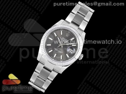 VS공장 롤렉스 데이저스트 41MM 그레이바인덱스 오이스터브슬 VS3235 _ DateJust 41 126334 904L SS VSF 11 Best Edition Gray Dial on Oyster Bracelet VS3235