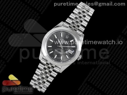 VS공장 롤렉스 데이저스트 41MM 그레이바인덱스 쥬빌레브슬 돔베젤 VS3235 _ DateJust 41 126330 904L SS VSF 11 Best Edition Gray Dial on Jubilee Bracelet VS3235