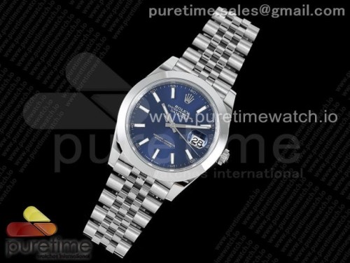 VS공장 롤렉스 데이저스트 41MM 블루바인덱스 쥬빌레브슬 돔베젤 VS3235 _ DateJust 41 126330 904L SS VSF 1_1 Best Edition Blue Dial on Jubilee Bracelet VS3235
