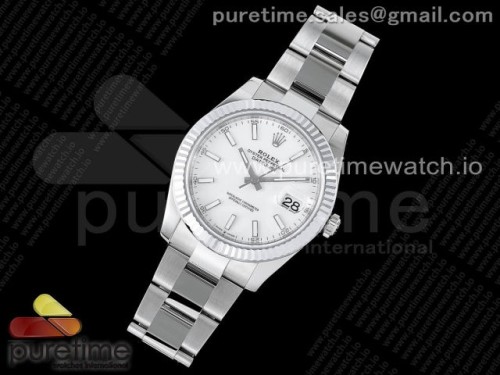VS공장 롤렉스 데이저스트 41MM 화이트바인덱스 오이스터 플루티드베젤 VS3235 _ DateJust 41 126334 904L SS VSF 11 Best Edition White Dial on Oyster Bracelet VS3235