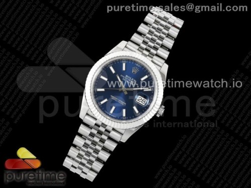 VS공장 롤렉스 데이저스트 블루 41미리 플루티드 쥬빌레 DateJust 41 126334 904L SS VSF 11 Best Edition Blue Dial on Jubilee Bracelet VS3235