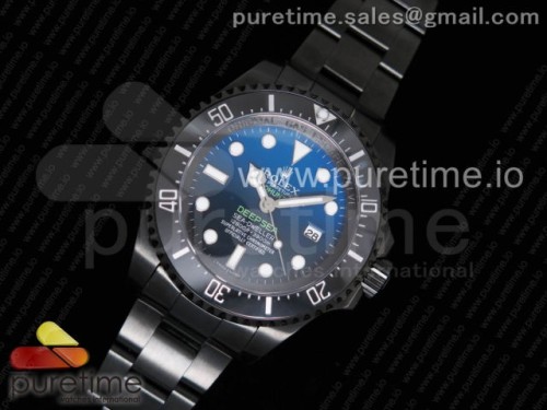 ★롤렉스 씨드웰러 116660 프로헌터 올블랙 디블루 다이얼 브레이슬릿Pro Hunter Deepsea D-Blue 116660 PVD All Black Black_Blue Dial on PVD Bracelet SA3135