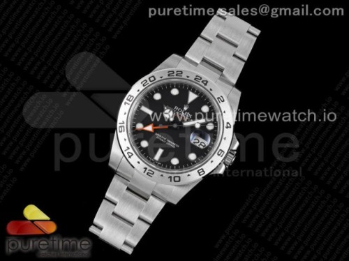 GM공장 V2 롤렉스 익스플로러 2 42MM 블랙 브슬 3186 _ Explorer II 42mm 216570 Black 904L SS GMF 11 Best Edition Black Dial on Bracelet A3186 CHS V2