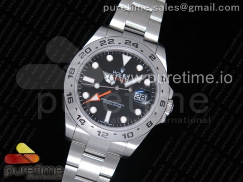 JF공장 롤렉스 익스플로러 2 42MM V3 Explorer II 42mm 216570 JF 1_1 Best Edition Black Dial on SS Bracelet A2836 V3