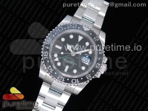 GM공장 롤렉스 GMT마스터 2 블랙 블랙다이얼 _ GMT-Master II 116710 LN Black Ceramic 904L Steel GMF Best Edition on SS Bracelet A2836