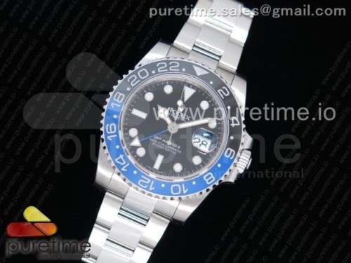 GM공장 롤렉스 GMT마스터 2 블루 블랙 블랙다이얼 배트맨 _ GMT-Master II 116710 BLNR BlackBlue Ceramic 904L Steel GMF Best Edition on SS Bracelet A2836