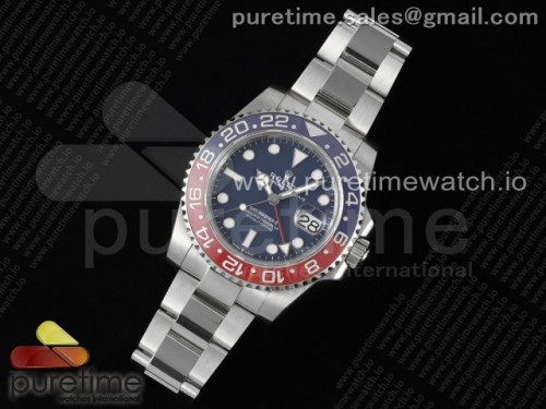 JD공장 롤렉스 GMT마스터2 팹시 블루다이얼 오이스터 3285 _ GMT Master II 126710 BLRO 904L SS JDF 11 Best Edition Black Dial on VR3285 CHS