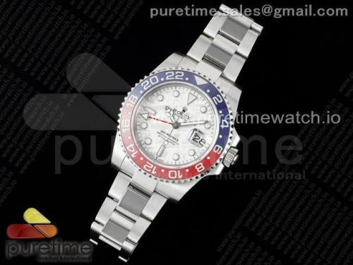 JD공장 롤렉스 GMT마스터2 팹시 화이트다이얼 오이스터 3285 _GMT Master II 126719 BLRO Meteorite 904L SS JDF 11 Best Edition on Bracelet VR3285 CHS