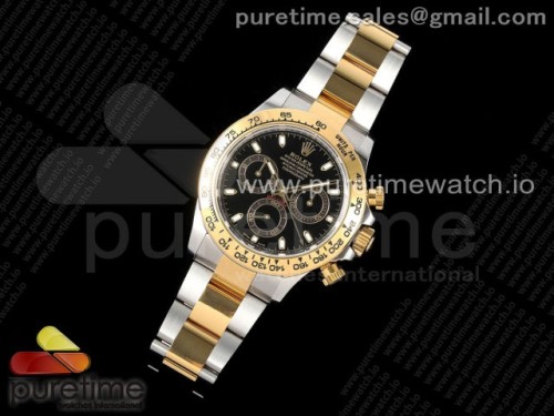 BT공장 로렉스 데이토나 콤비 블랙다이얼 Daytona 116523 BTF 1_1 Best Edition 904L SS Case and Bracelet Black Dial SA4130