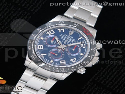 JH공장 롤렉스 데이토나 세라믹베젤 블루 넘버 다이얼 _ Daytona SS JHF Best Edition Blue Dial Ceramic Bezel on SS Bracelet A4130