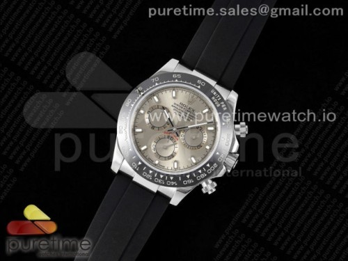 OM공장 롤렉스 데이토나 116519 그레이다이얼 Daytona 116519 SS OMF Best Edition Gray Dial on Oysterflex Strap A7750 (Slim Movement)