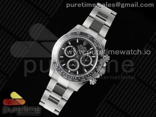 SB공장(VS) 롤렉스 데이토나 신형 검판 Daytona 126500 SBF 11 Best Edition 904L Steel Black Dial on SS Braclet A4131 Mod
