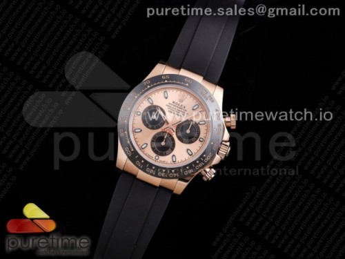 TW공장 롤렉스 데이토나 로즈골드 로즈골드블랙다이얼 금통 러버 _ Daytona RG TWF Black Ceramic Bezle RG Dial on Black Rubber Strap A4130