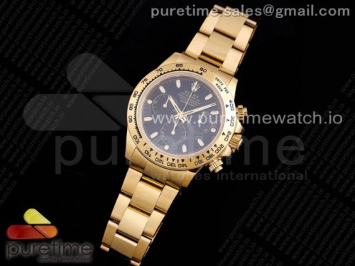 TW공장 롤렉스 데이토나 옐로우골드 블랙다이얼 금통 브슬 _ Daytona YG TWF YG Bezle Black Dial on YG Brcelet A4130
