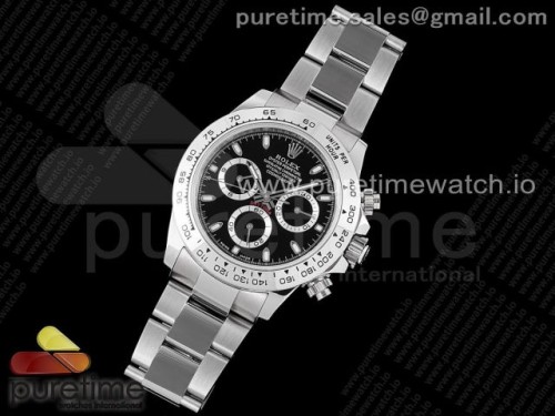 VR공장 롤렉스 데이토나 블랙다이얼 브슬 7750 _Daytona 116520 VRF 11 Best Edition Black Dial on SS Bracelet A7750