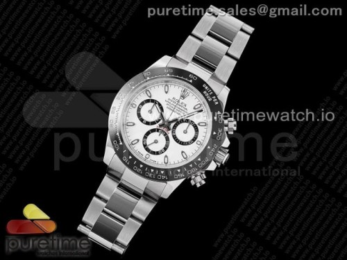 VR공장 롤렉스 데이토나 세라토나 화이트다이얼 브슬 7750 _ Daytona 116500 VRF 11 Best Edition White Dial on SS Bracelet A7750