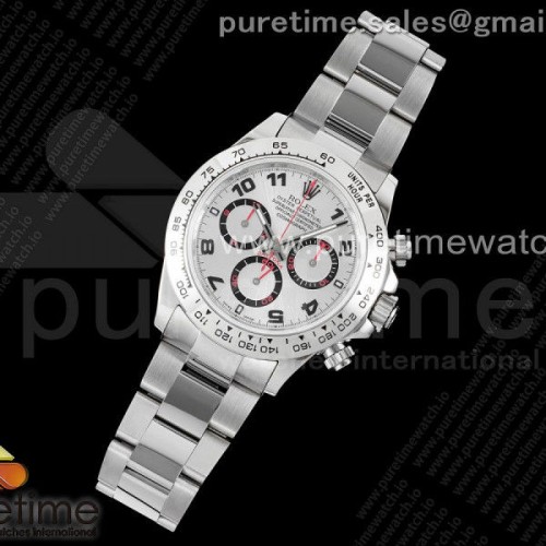 VR공장 롤렉스 데이토나 실버 넘버다이얼 브슬 7750 _ Daytona 116509 VRF 11 Best Edition Silver Numerals Dial on SS Bracelet A7750