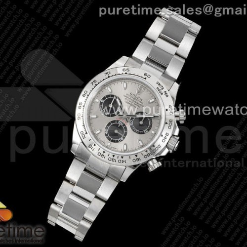 VR공장 롤렉스 데이토나 실버다이얼 브슬 7750 _ Daytona 116509 VRF 11 Best Edition Steel Silver Dial on SS Bracelet A7750