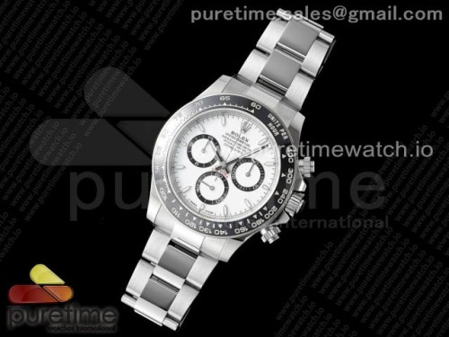 VS공장 Daytona 126500 VSF 11 Best Edition 904L Steel White Dial on SS Braclet DD4801