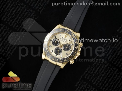 ZF공장 롤렉스 데이토나 116518 텅스텐 4130무브먼트 Daytona 116518 LN ZF 11 Best Edition YGBlack Dial on Oysterflex Strap SH4130 (Gain Weight)
