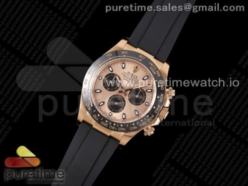 클린공장 롤렉스 데이토나 로즈골드 로골다이얼 블랙바인덱스 Daytona 116515 Clean 11 Best Edition RG Dial Black Markers on Oysterflex Strap SA4130 V2