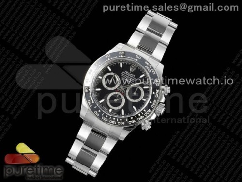 클린공장 롤렉스 데이토나 블랙 신형 2023 Daytona 126500 Clean 11 Best Edition 904L Steel Black Dial on SS Braclet SH4131
