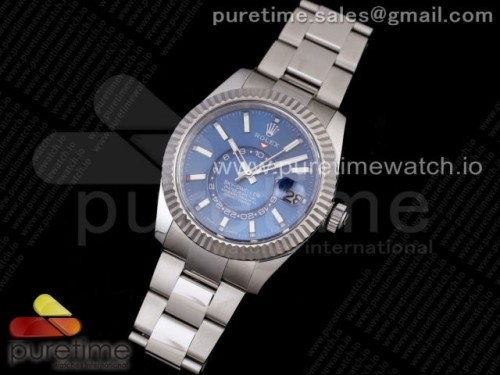 TW공장 롤렉스 스카이드웰러 블루다이얼 브슬 _ Skydweller SS TWF Best Edition Blue Dial on SS Bracelet A23J