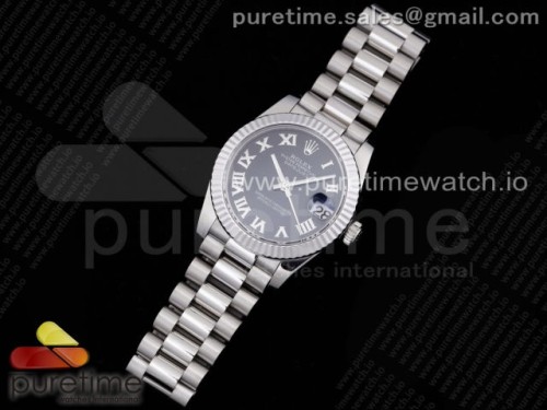 GM공장 롤렉스 데이저스트 31MM 블랙 로만인덱스 브슬 여성용 _ DateJust 31 Ladies 278289 GMF 316L Steel Black Dial Roman Markers on President Syle Bracelet