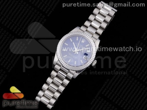 GM공장 롤렉스 데이저스트 31MM 블루 바인덱스 브슬 여성용 _ DateJust 31 Ladies 278289 GMF 316L Steel Blue Dial Stick Markers on President Syle Bracelet
