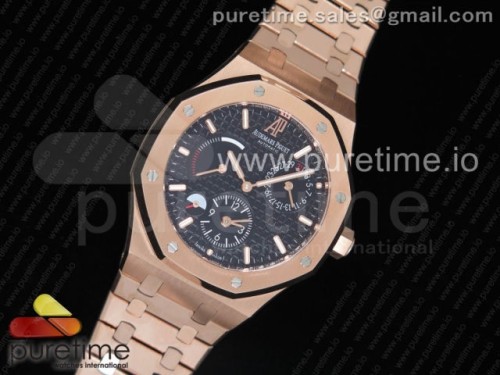 TWA공장 오데마피게 로얄오크 블랙다이얼 41MM 26120 로즈골드 _ 브슬 Royal Oak 41mm 26120 RG TWA Best Edition Black Dial on RG Bracelet A2329