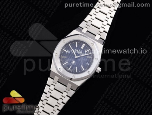 XF공장 오데마피게 로얄오크 15202IP V3 블루다이얼 브슬 _ Royal Oak 39mm 15202IP SS XF 11 Best Edition Gradient Blue Textured Dial on SS Bracelet A2121 V3