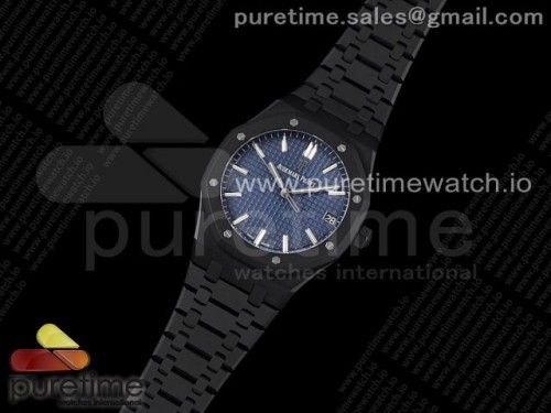 ZF공장 V2 오데마피게 로얄오크 15500 DLC 블루다이얼 브슬 _ Royal Oak 41mm 15500 DLC ZF 11 Best Edition Blue Textured Dial on SS Bracelet A4302 V2
